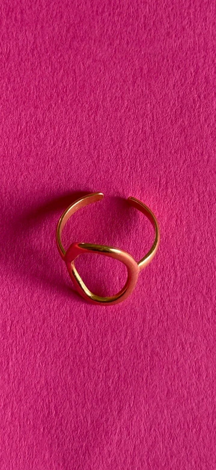 mina gold ring