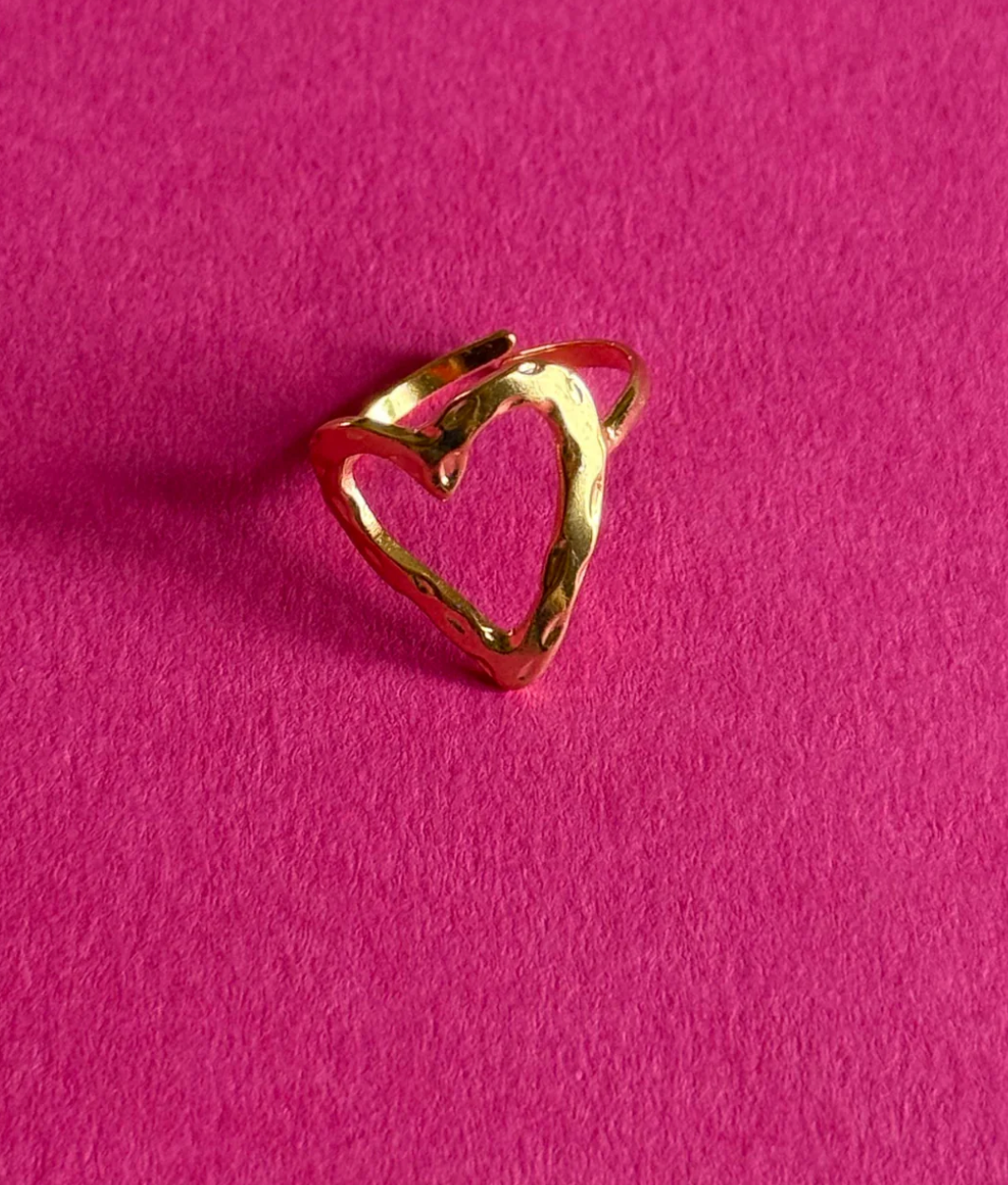 thick heart ring