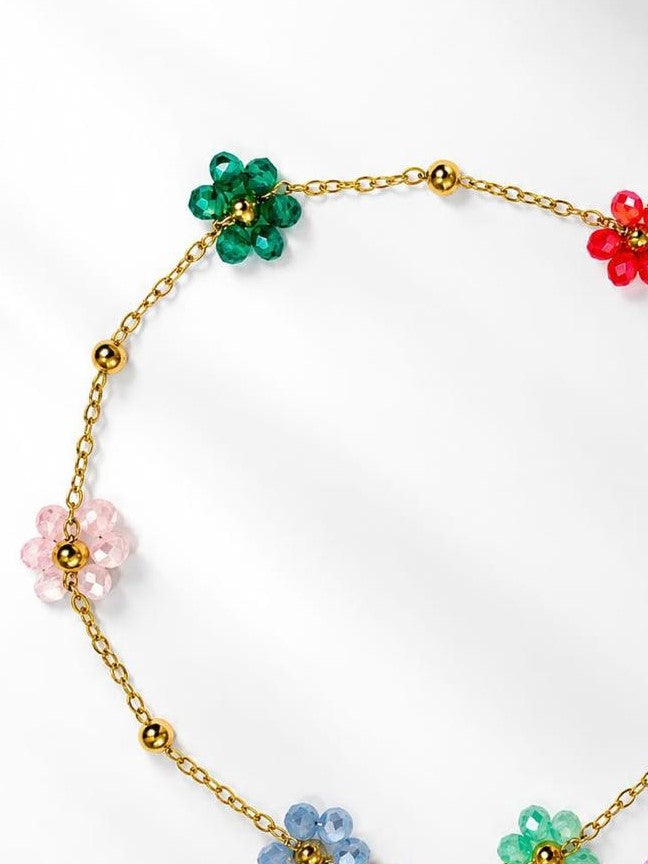 pastel flower chain