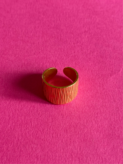 bella gold adjustable ring