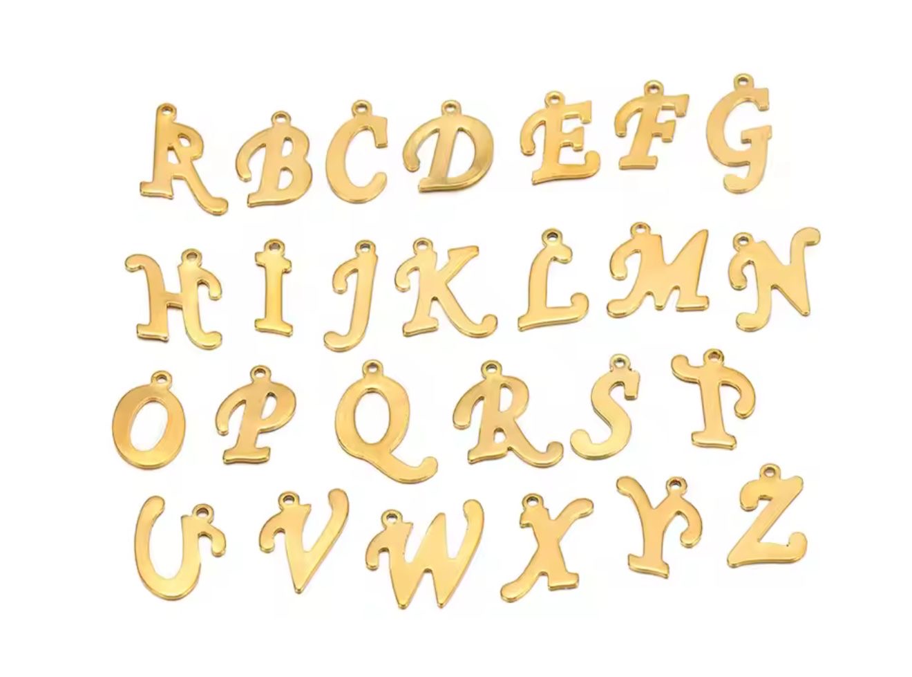 gold initials