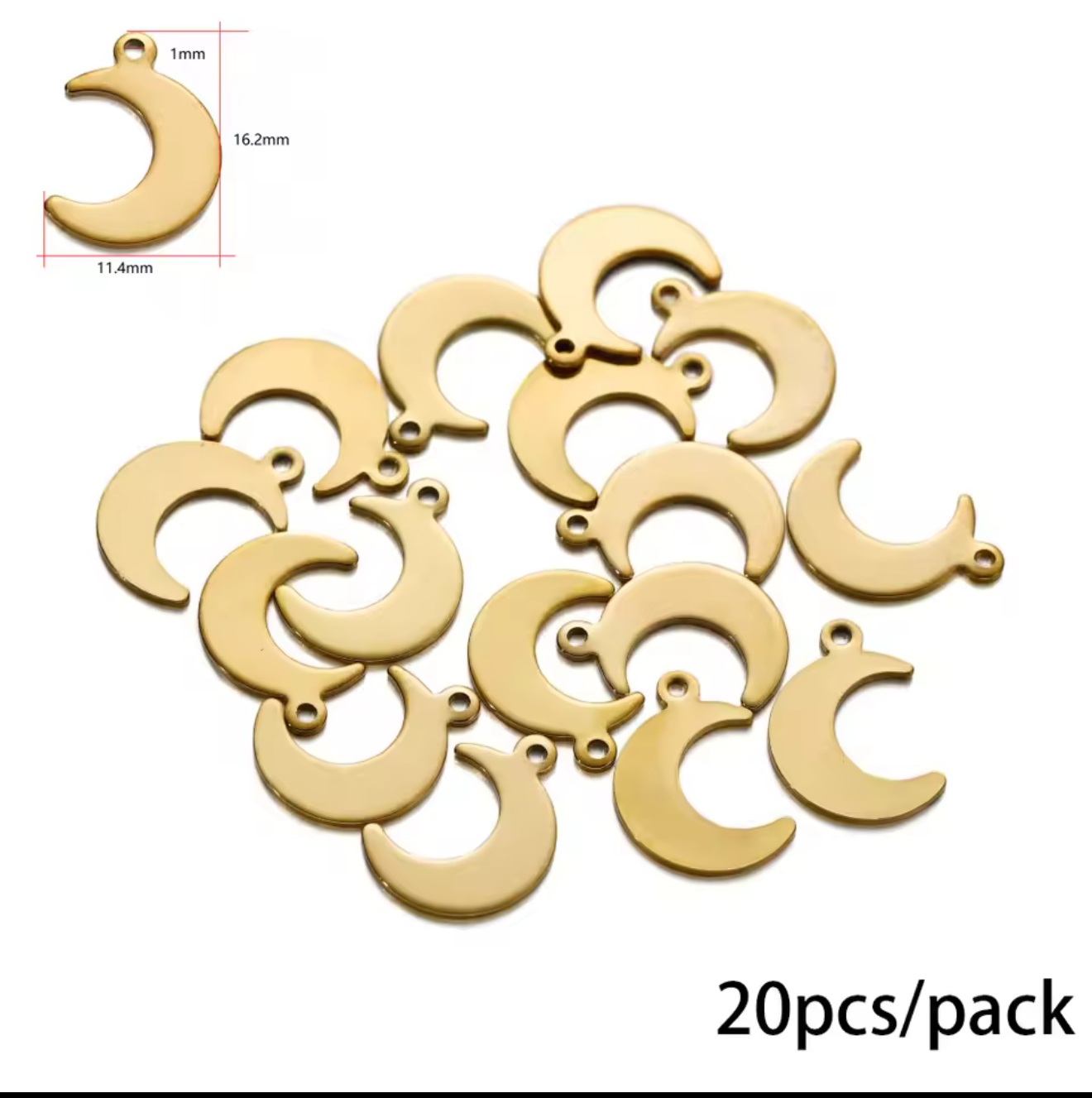 half moon (gold)