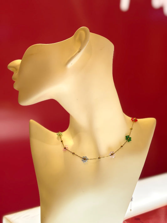 Pastel flower chain