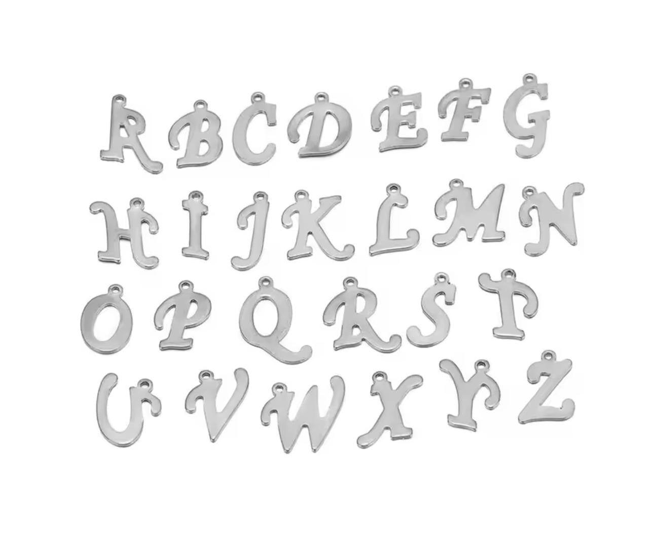 silver initials
