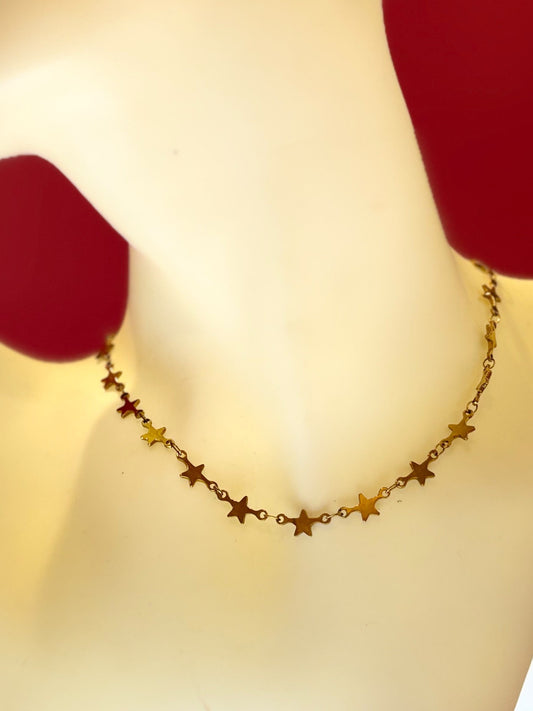 Gold star chain