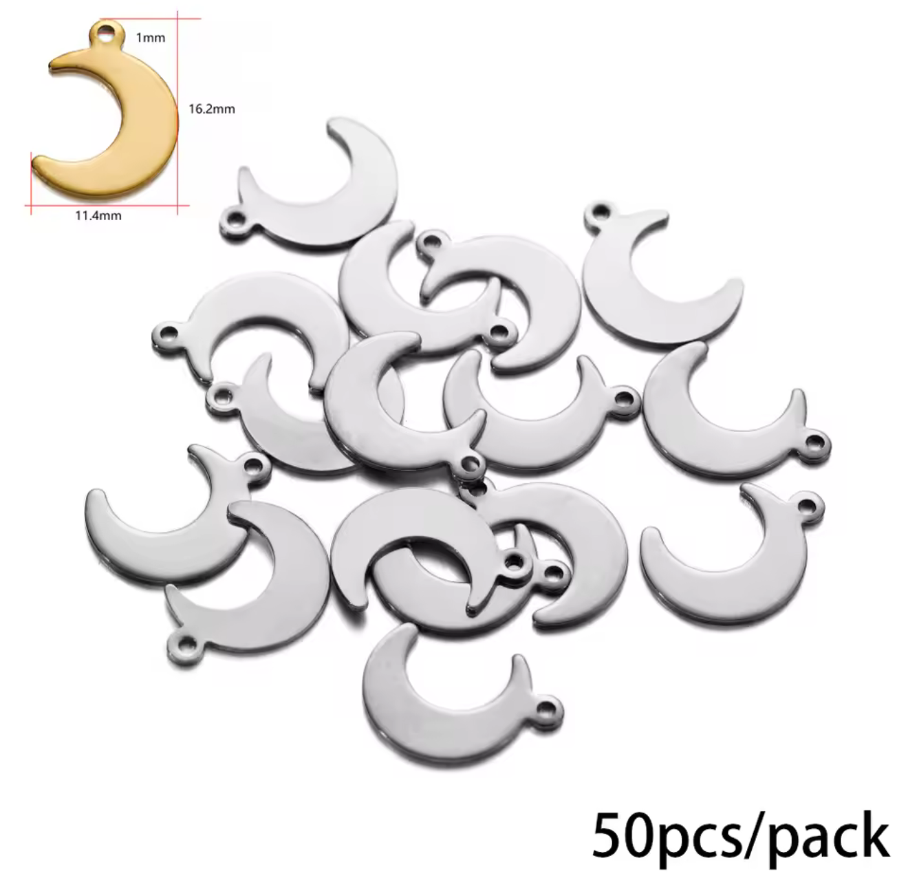 half moon (silver)