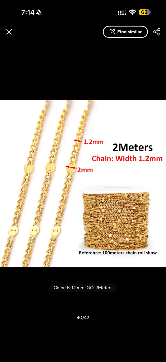 coin chain gold