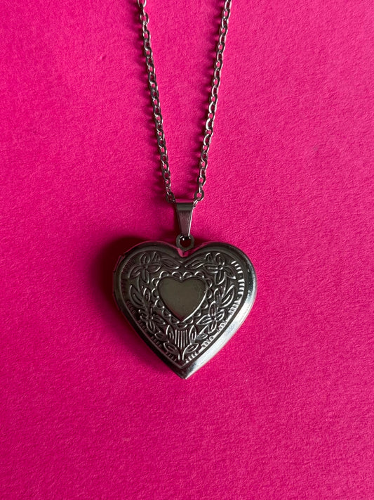 gold open heart
