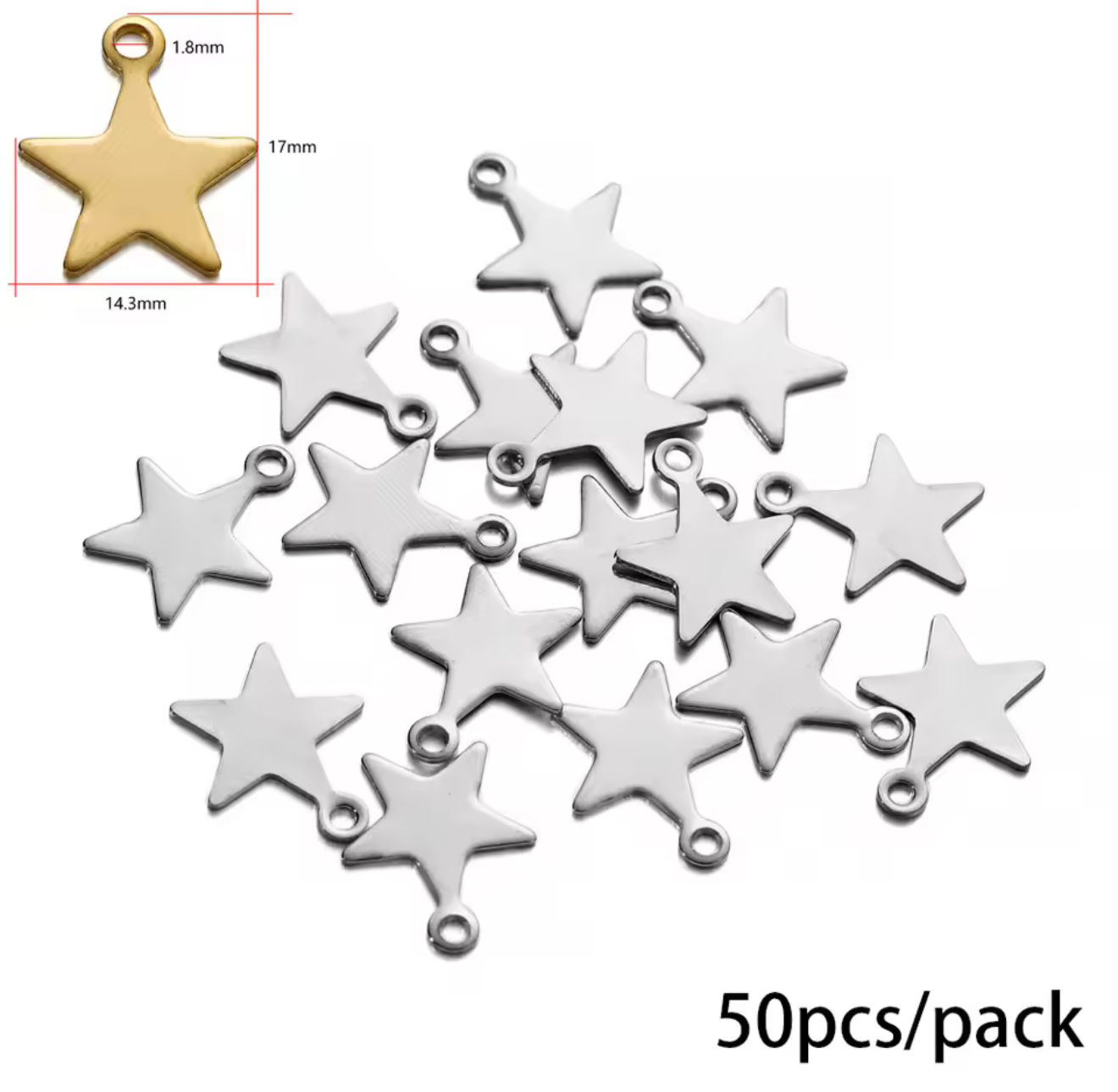 silver star 3 charm