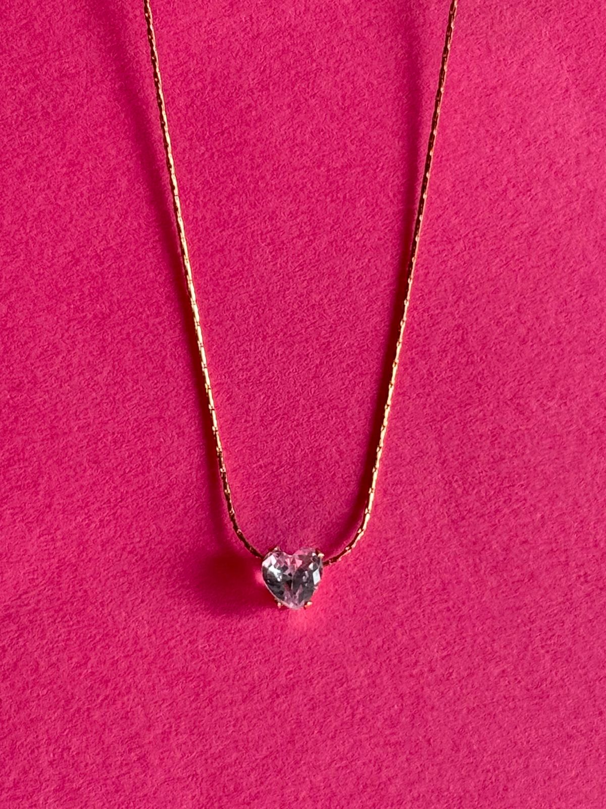 darling gold heart pendant