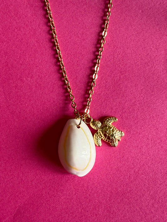 turtle shell gold pendant
