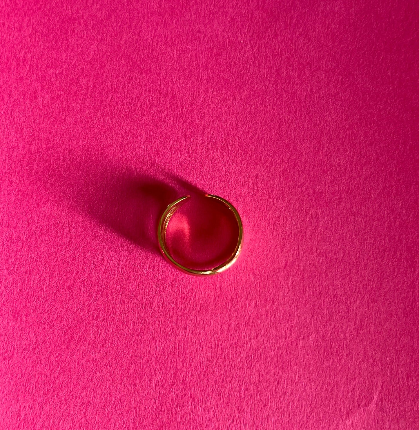 chunky gold statement ring