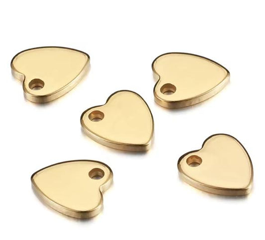 hole heart charm