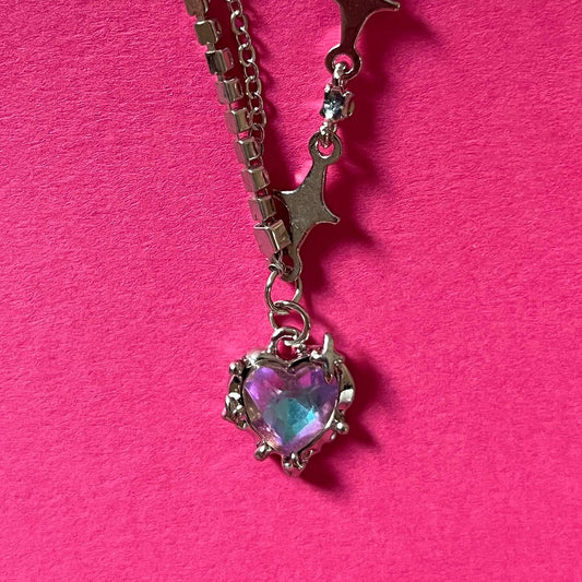purple y2k pendant